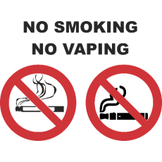No Smoking No Vaping